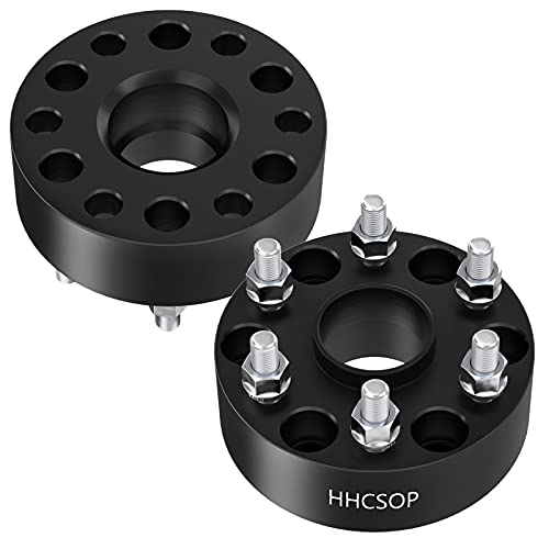 HHCSOP 6x5.5 Wheel Spacers 2 (50mm) 6 Lug Bore 78.1mm with M14x1.5 Studs for Chevy Silverado Tahoe Avalanche Suburban Express 1500 GMC Sierra Yukon Savana Escalade 2PCS 6x139.7mm Wheel Adapter