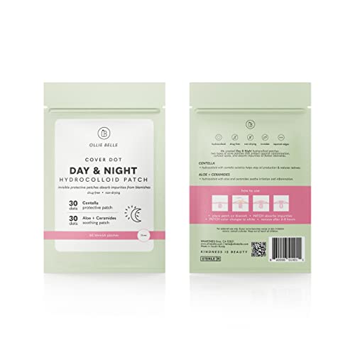 SMARTMED Cover Dot Ollie Belle adesivos de acne hidrocolóide com mel adesivos invisíveis de espinhas