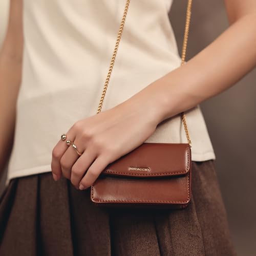 Image of Miraggio Jackie Micro Bag | Mini Bags For Women | Soft-Shine With Sling Chain | Gift Items For Woman