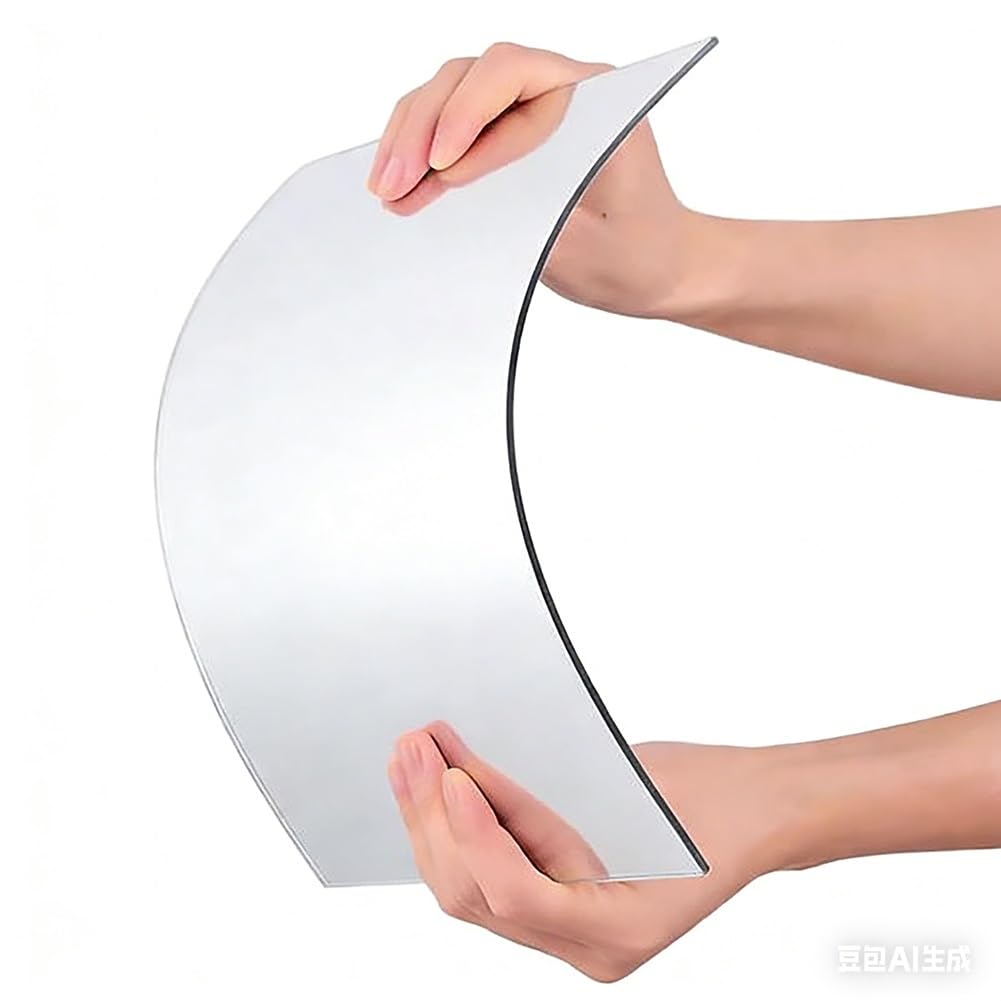 Samoprzylepne Lustro Ścienne HD, Lustro Akrylowe Przyklejane na Ścianę, 2-mm Grubości bez Wiercenia(150cm L X 40CM W)