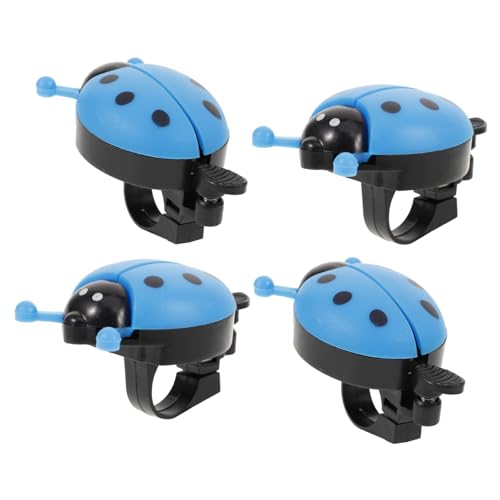 BUGUUYO 4 Piezas Campana De Bicicleta Ciclo Cascabeles Timbre Infantil Para Bicicleta Timbre De Bicicleta Bocinas De Aire Para Autos Volantes Campana De Grua Manejar Mini Blue El Plastico