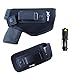 Universal IWB Holster For Concealed Carry | BONUS Mag Holster | EDC Inside The Waistband | Flexible, Breathable, Neoprene | S&W M&P Shield 9/40 1911 XDS Taurus PT111 G2 Glock 19 17 22 26 27 43 (Right)