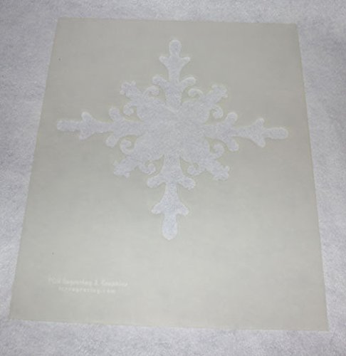 Snowflake Stencils (Extra Large) - 2 Piece Set - 14 X 17.5 Inches #TOP5