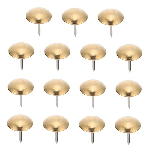 FUNOMOCYA 50Pcs Decorative Nails for Home Interior Decoration Round Head Push Nails for Furniture and Wall Mounting and Easy to Use