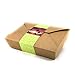 [50 Pack] 51oz - Recyclable Paper Food Take Out Containers - New Design with Waist Seal Band - Eco Friendly Disposable Kraft Paper Box - Sturdy, Leak & Grease Proof Microwavable Boxes