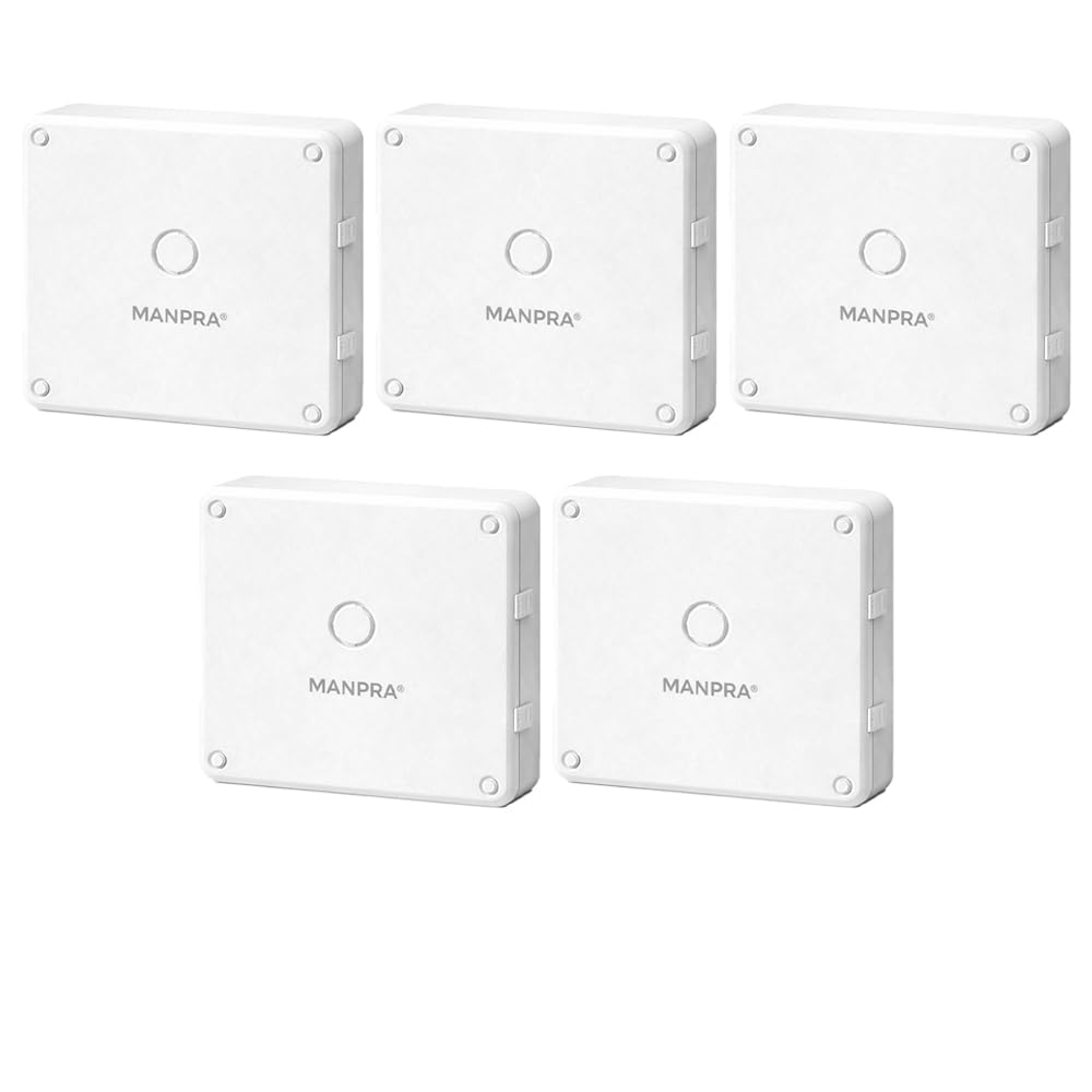 5x5 Inch Heavy Duty PVC Junction Box for CCTV Camera – Weather-Resistant Outdoor Electrical Enclosure, Easy Installation, Cable Management Box | White, Pack of 5-image-44