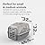 Crossland Lux Pet Carrier with Metal Door, Versatile Dog and Cat Carrier for Safe and Comfortable Travel, Airline Approved, Pet up to 6 KG (Light Grey, 46.5x32x32)