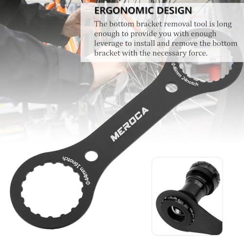 Bottom Bracket Wrench for Mountain Bike Aluminum Alloy Multifunctional BB Wrench Tool for Bike Repair - Image 4