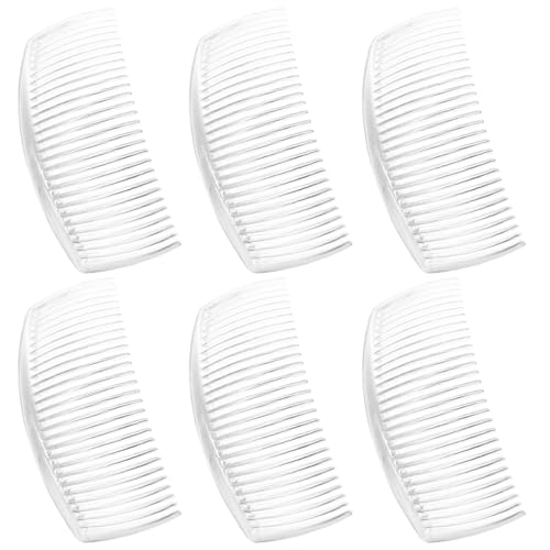 6 Peines Transparentes para Peinado French Twist miniatura 1
