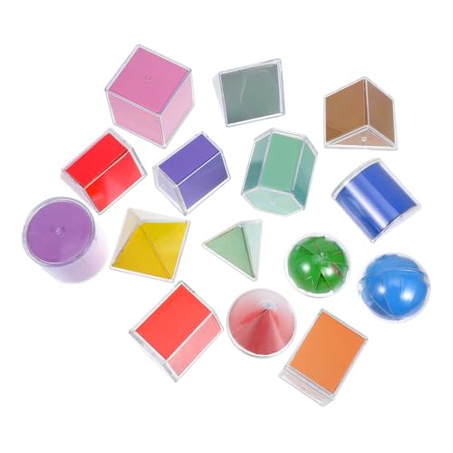 Modèles géométriques transparents en plastique pour visualiser les volumes en 3D