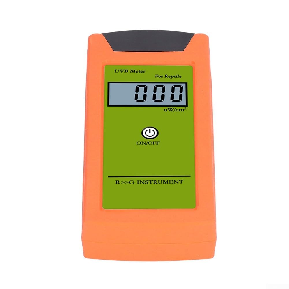 UVB Meter Detector 280 – 320 nm tester di luce per terrari rettili – Misuratore di intensità UV digitale per lampade solari e habitat per animali domestici