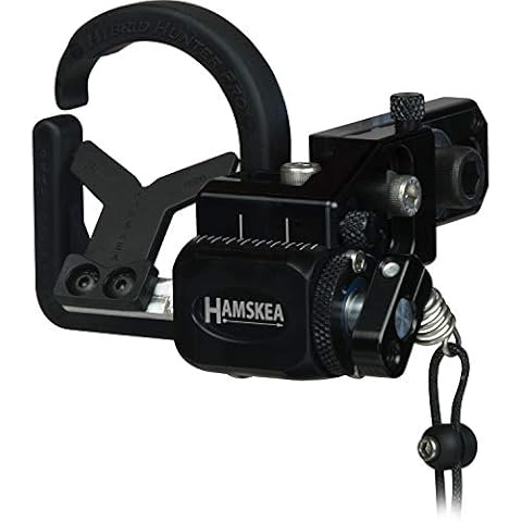 Hamskea Archery Solutions Hybrid Hunter Pro Right Hand Black Micro Tune Arrow Rest (210772) Cover