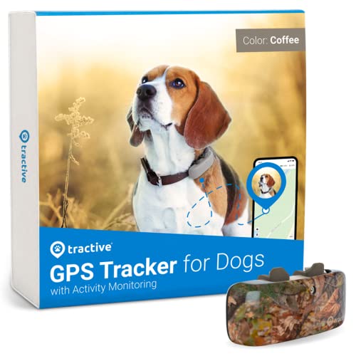 Tractive Gps Pet Tracker For Dogs - Waterproof, Gps Location & Smart Activity Tracker, Unlimited Range, Works With Any Collar (Coffee With Forest Cover) #TOP15