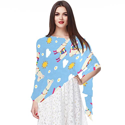 Foulard en mousseline de soie protégez votre cou avec style motif alpaga