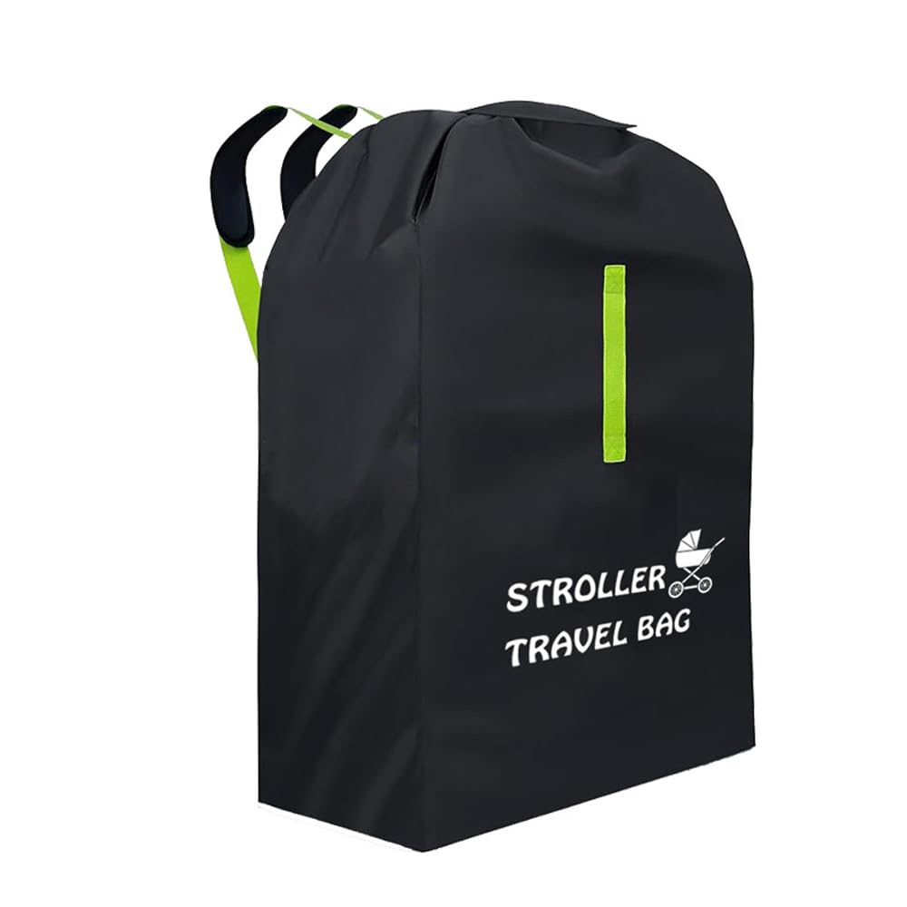 ROMIRUS Stroller Travel Bag for Airplane - Gate Check Bag for Single & Double Strollers - Large Stroller Bag for Air Travel