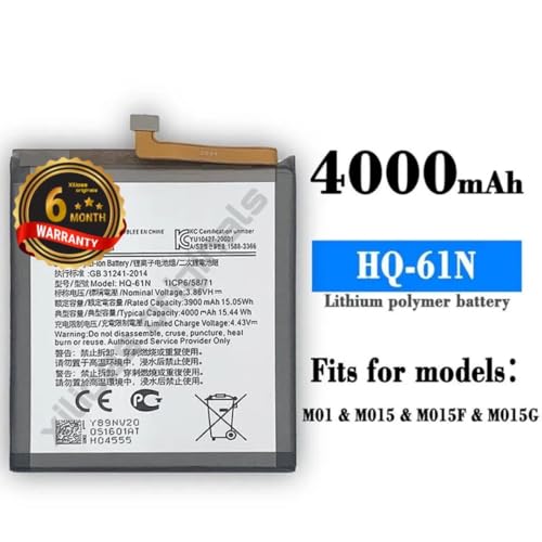 Image of HQ-61N Battery for Samsung Galaxy M01 SM-M015G, SM-M015F, SM-M015G /DS, SM-M015F /DS Battery with 6 Month Warranty**** (D389)