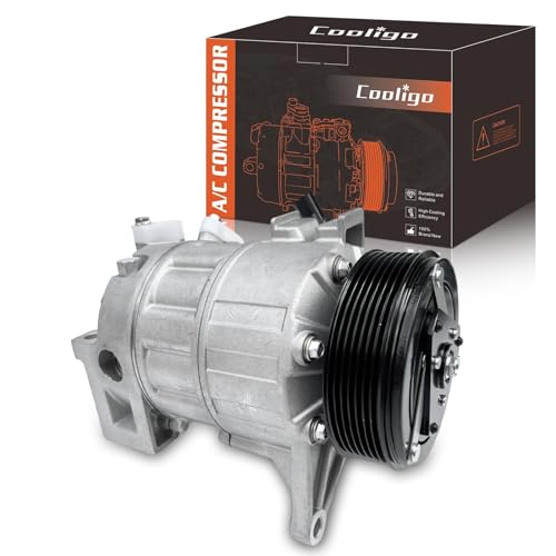 Image of AC Compressor with Clutch Replacement for Nissan Maxima Murano 2009-2014 | with A /C Clutch AC Compressor Fit for Quest 2011-2015 Pathfinder 2013-2014 3.5L,Replaces CO11319C,926001JA0A,926001JA1A