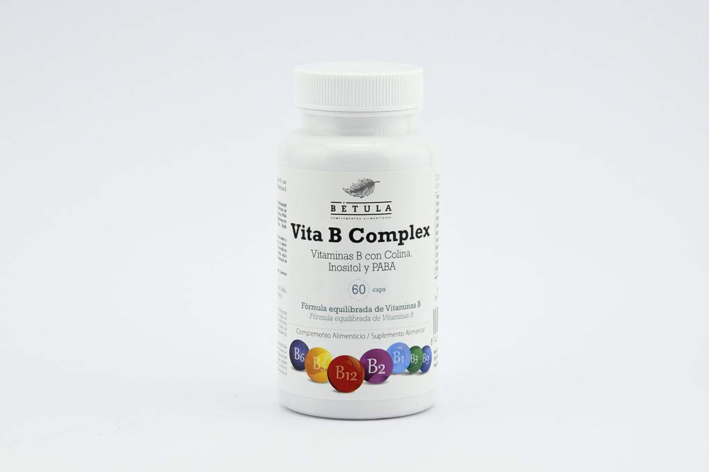 Betula Vita B Complex Vitamins B with Cholina, Inositol and PABA, 60 VegCaps