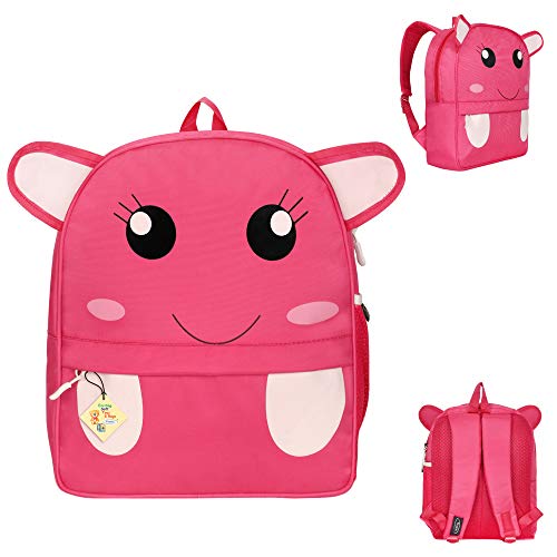 Image of Frantic Soft Cartoon Design Animal Velvet Plush School Backpack Bag For 2 To 5 Years Boys Girls Nursery Preschool Picnic Carry Travelling Bags (2-5 Years)