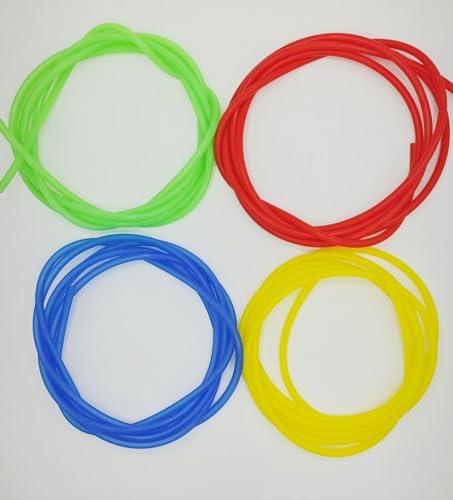 Marine Color Dosierschlauch lebensmittelecht Weicher Schlauch 2 Meter Behaelterschlauch Durchmesser 3 mm x 5 mm Fuer Aquarium und Labor Fluessigkeitsdosierung
