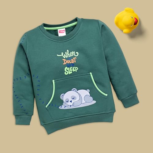 Image of LuvLap Baby Boys Full Sleeve Sweatshirt & Pyjama Set Pack of 1