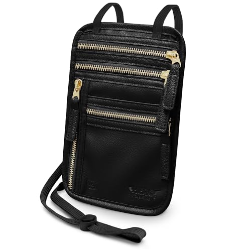 Pochette de voyage en cuir végétalien pour sécuriser vos déplacements