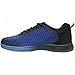 Pyramid Men's Path Lite Seamless Mesh Bowling Shoes - Black/Royal Blue Size 10.5