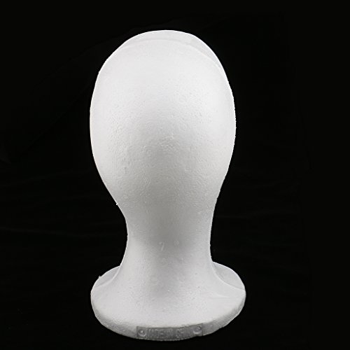 Cabeza de maniquí de espuma para mujer que evita deformaciones en pelucas 6