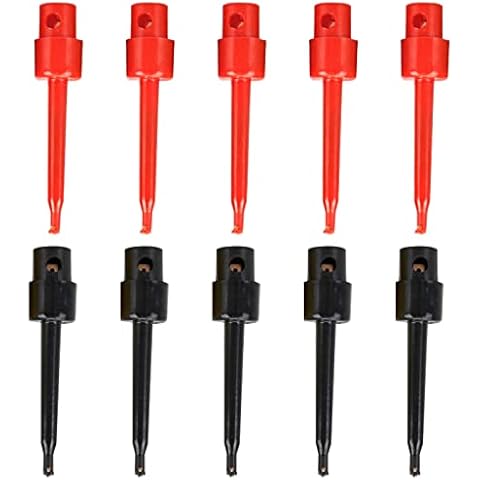 Multímetro Cable Clip Gancho de Prueba 10PC Cover
