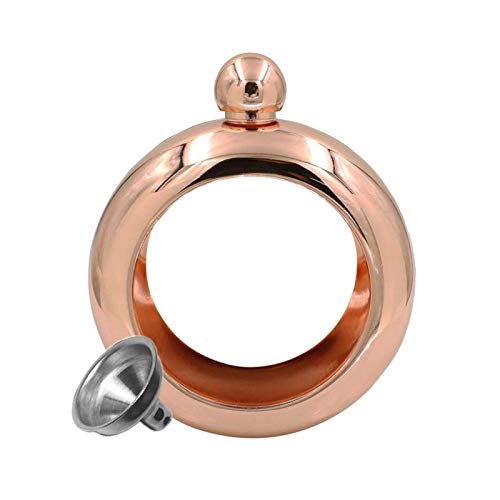 Gift Boxed Flask Armband, Rvs Heren En Dames Armband Heupfles Draagbare 3.5 Oz Armband Armband Cover Rvs Verborgen Wijnfles Trechter Verjaardagsfeestje Club Bar Gift (Color : Multi-colored) - Image 4