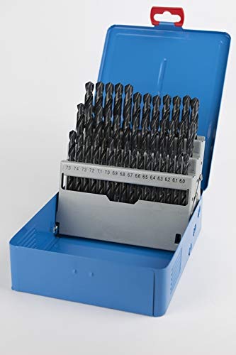 Presto09500M41 High Speed Steel Jobber Drill Set 6mm - 10mm x 0.1mm Increments (41 Drills)