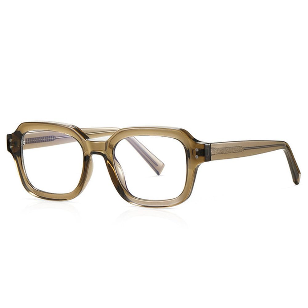 Ramki do okularów w stylu vintage mężczyźni kobiety uniwersalne oprawki do okularów z nitami modne okulary