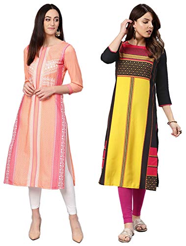 Vaamsi Women's Polyester a-line Kurta