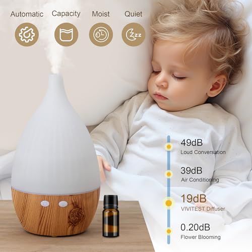 Difusor aromático eléctrico para aceites esenciales 130ml miniatura 4