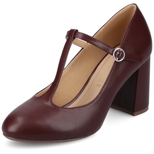 Journee Womens Talani T-strap Dress Pumps