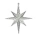 Vickerman 417775 - 8" Champagne Glitter Bethlehem Star Christmas Tree Ornament (4 pack) (M167238)