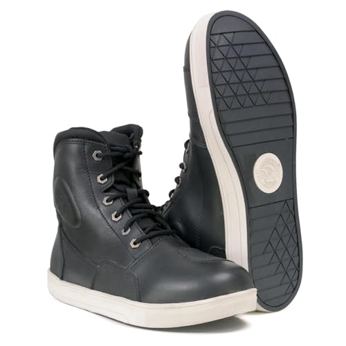 Milwaukee Leather MBM9002 Men's Black Leather Reinforced Street Biker Riding Shoes w/Shift Protect Ankle Support - 9.5 by Milwaukee Leather - Image 9
