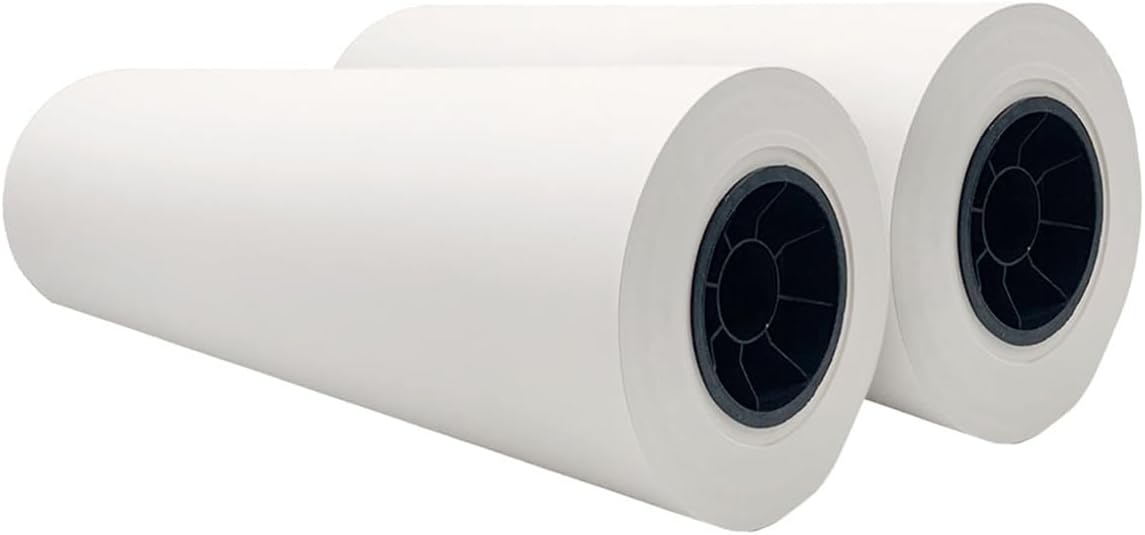 CALCA 2 Rolls Fast Dry Sublimation Paper Roll 24in x 328ft