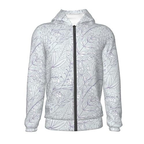 Herbs and Berries Kids Pullover Hoodies Boys Zip Up Sweatshirts Girls Athletic Clothes with Pocket2