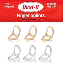 3-Point Products Oval-8 Finger Splint, Support and Protection for Arthritis, Trigger Finger or Thumb, and Other Finger Conditions, Size 7 Pack of 3 available in Beige