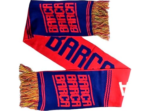 Hy-Pro Bufanda oficial del FC Barcelona – HD Jacquard – Bufanda con icónico logotipo del equipo – Rojo | Ya disponible en tu tienda friki favorita! En mundofriki.es!