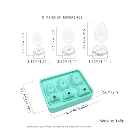 Molde de silicona para cubitos de hielo divertido miniatura 2
