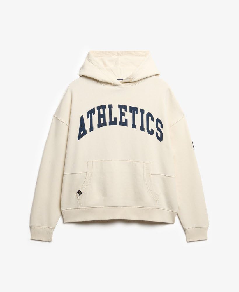Superdry Damska bluza z kapturem Athletic Essentials o luźnym kroju