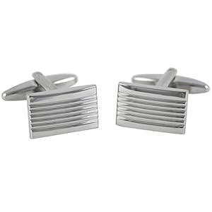 LINDENMANN manchetknoppen, zilverkleurig, in geschenketui, 2878