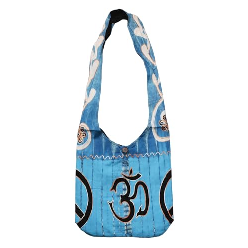 Image of Mandala Crafts Hippie Bag, Large Boho Hobo Purse for Women, Crossbody Shoulder Sling Bags for Indie Style Bohemian Accessory