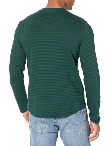 GUESS Men's Long Sleeve Colima Linear Crew2