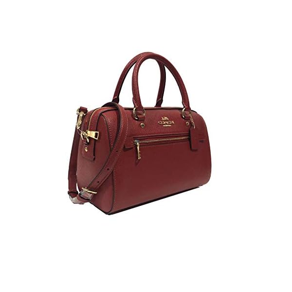 Coach Rowan Satchel In Signature Canvas (IM/1941 Red)