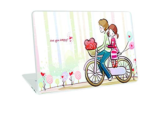 Image of Galaxsia Gift for Boyfriend Girlfriend Love in The Air Vinyl Laptop Skin /Sticker /Cover /Decal Compatible for Any 14 Inches Laptop (Hp /Dell /Sony /Acer /Lenovo /Asus. Etc) Or Notebook.