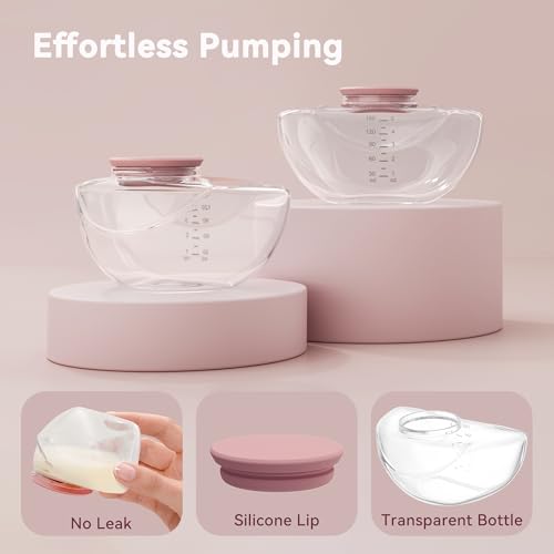 2 biberones para leche materna compatibles con Momcozy M9 miniatura 4