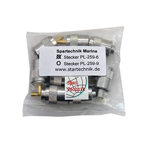 2 X PL della spina: 2 pezzi PL 259/6 connettore